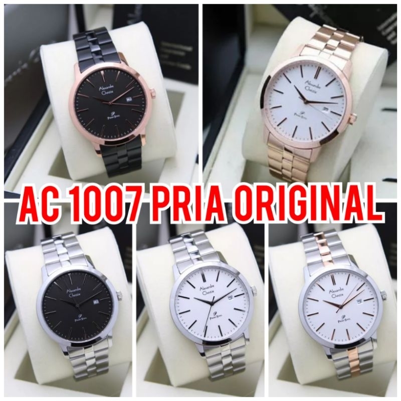 TERMURAH JAM TANGAN PRIA  AC 1007  / PRIMO STEEL AC 1007 MEN ORIGINAL