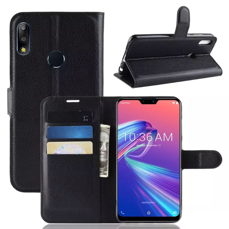 Casing Flip Magnet Asus Zenfone Max Pro M1 Zenfone Max Pro M2 Zenfone Max M2 Silikon Dompet Case Fli