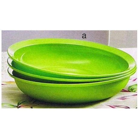 Piring Cresendo plate hijau blossom collection piring makan Tupperware