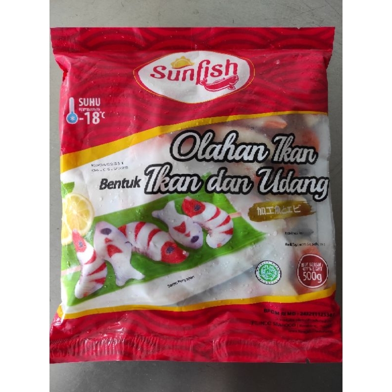 

Sunfish Olahan Ikan Bentuk Ikan dan Udang 500gr