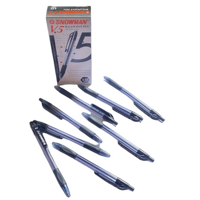 

1 Pack BALLPOINT SNOWMAN V5/BOLPEN/POLPEN/PULPEN