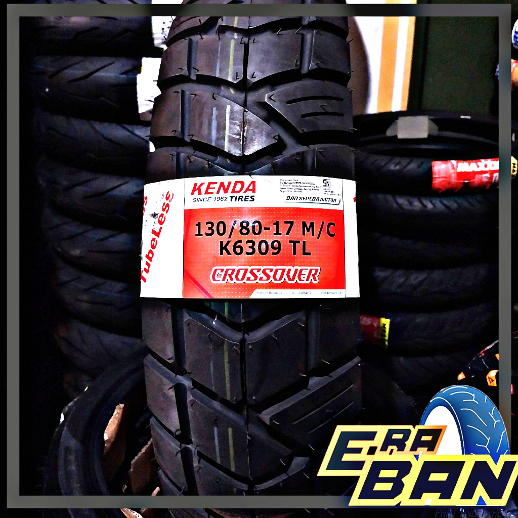 BAN LUAR KENDA K6309 130 80 RING 17 TUBELESS