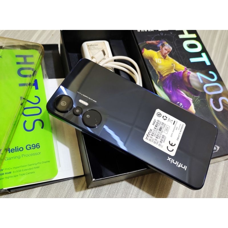 INFINIX HOT 20S RAM 8+5/128 GB SECOND GARANSI RESMI (Minus Baca Deskripsi ya)