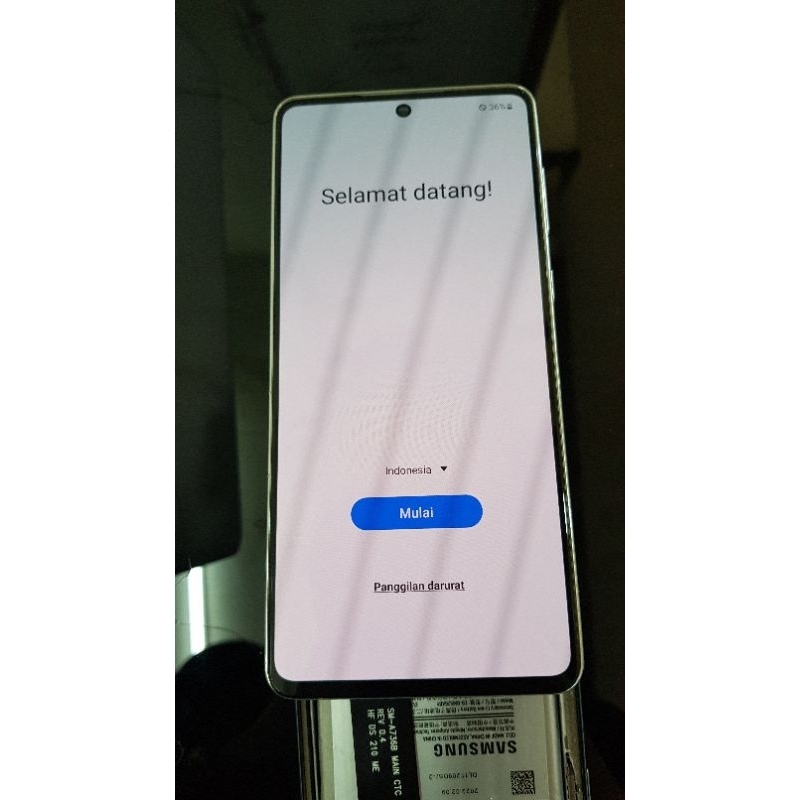 LCD samsung A73 Original Copotan Plus frame