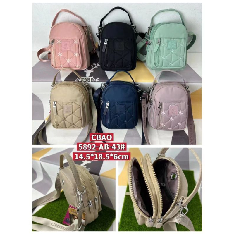 Chibao Tas Selempang Wanita Original Import Parasut 5892Ab