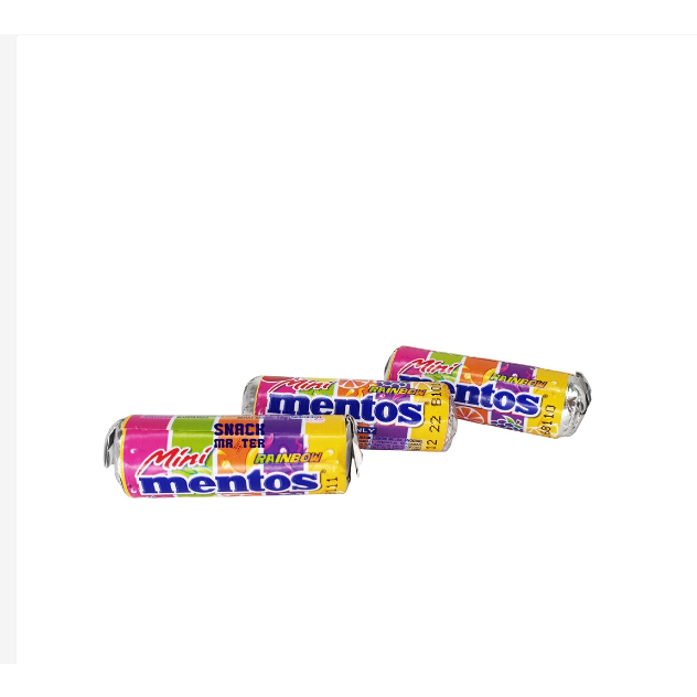 

Mentos Mini Roll Rainbow - Netto 10 gr GROSIR [1KARTON]