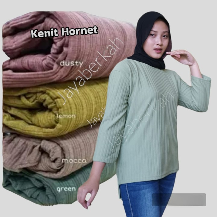 OVERSIZE TUNIK KENIT HORNET LENGAN 7/8