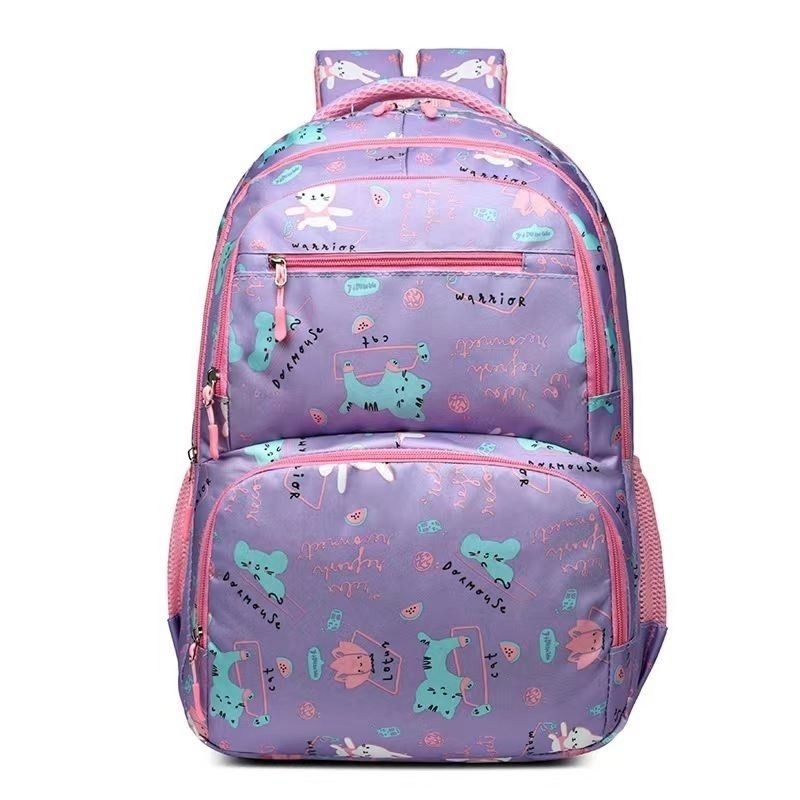 NEW IMP0RT CHINA TAS SEKOLAH ANAK SD TERBARU TAS ANAK PEREMPUAN PINK BIRU HITAM J1262067