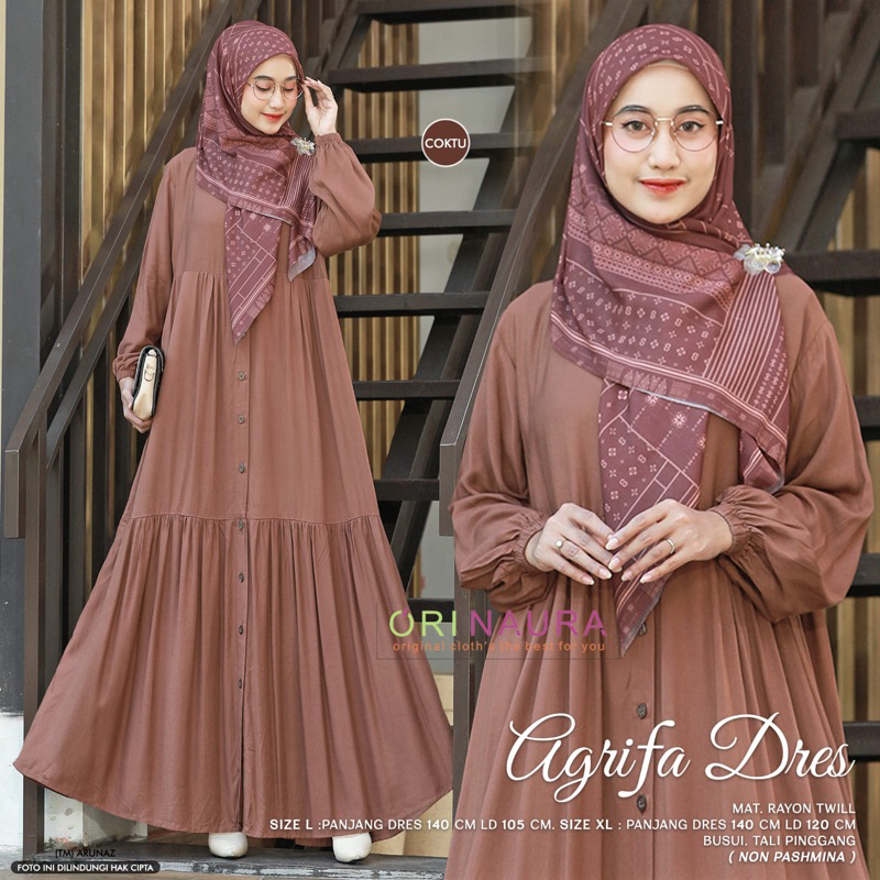GAMIS AGRIFA POLOS MINI MIDI LONGDRESS ORIGINAL ORINAURA