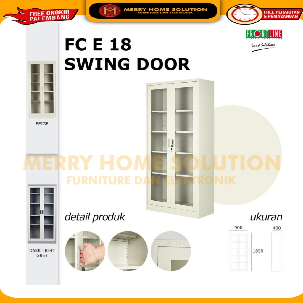 Lemari arsip lemari kantor 2p SWING  FC E 18