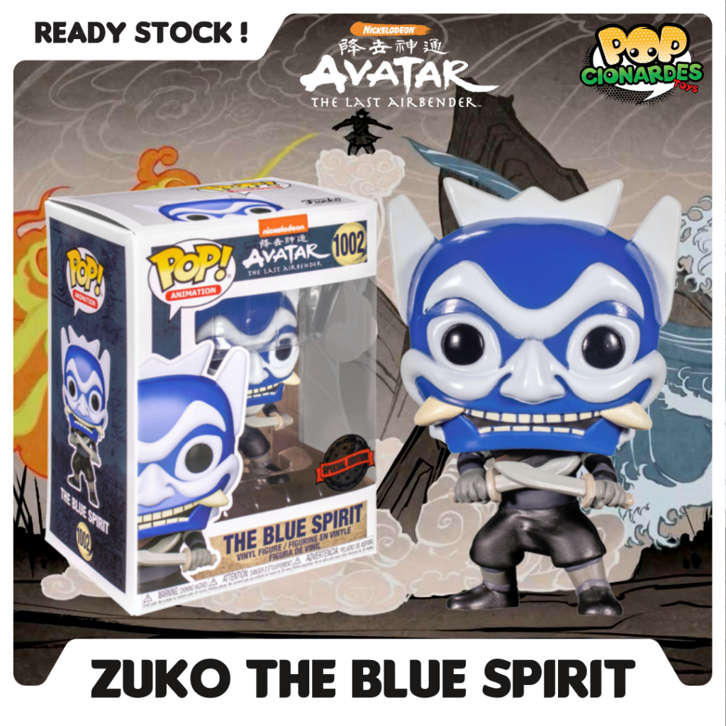 Funko POP Avatar The Last Airbender - Zuko The Blue Spirit Exc #1002