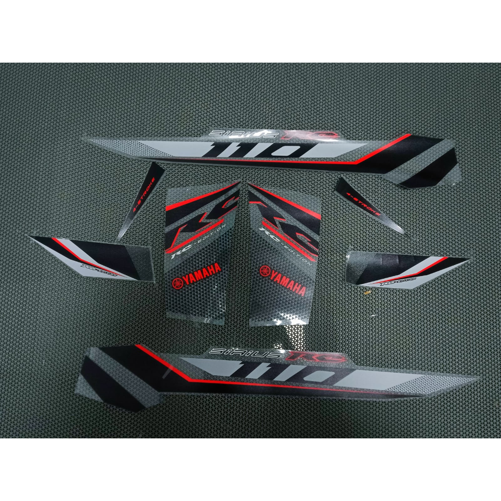 STRIPING TRANSPARAN DESIGN SIMPLE VEGA R NEW SIRIUS RC 110