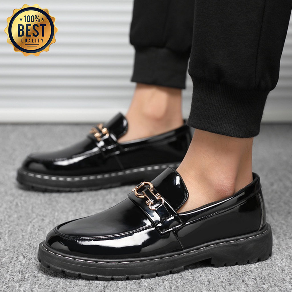 SEPATU PRIA IMPORT PREMIUM DOCMART HUGO / SEPATU HITAM