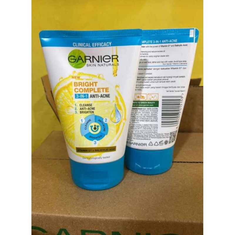 garnier facial wash