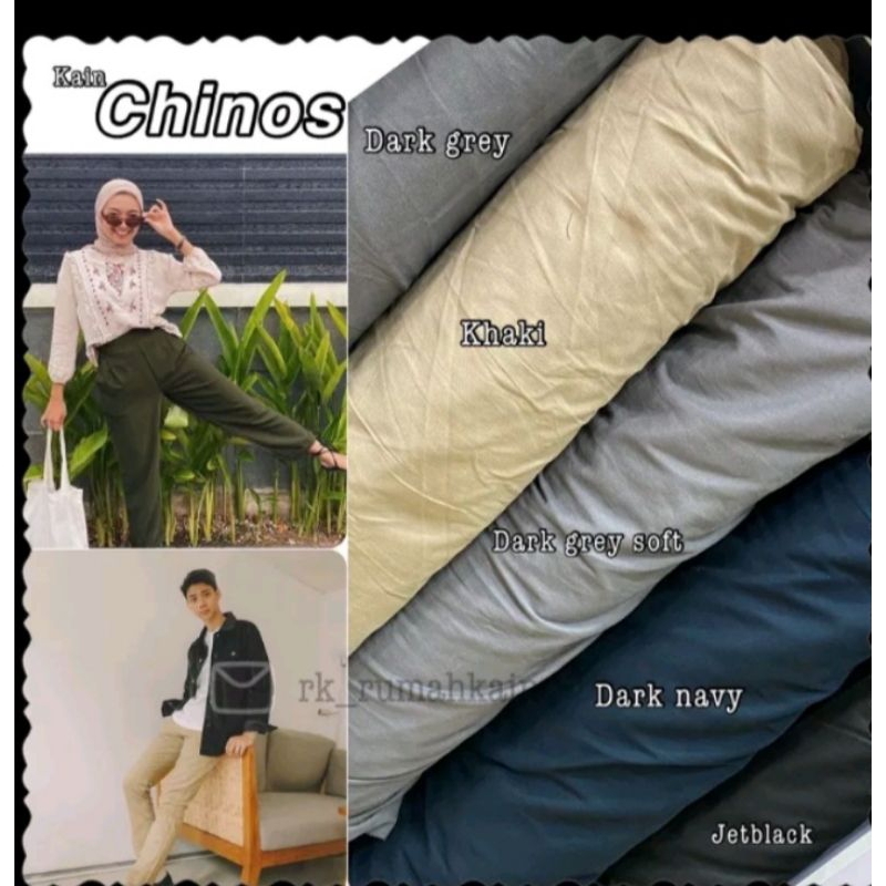 bahan chino / celana chinos / kain chinos coklat / bahan chino meteran / bahan celana chinos cowok /
