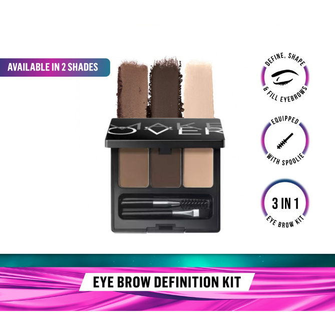 MAKE OVER Eye Brow Definition Kit 6.9 g - Eye Brow