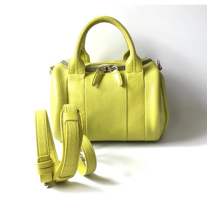 ALEXANDER WANG NEON LIME ROCCO crossbody