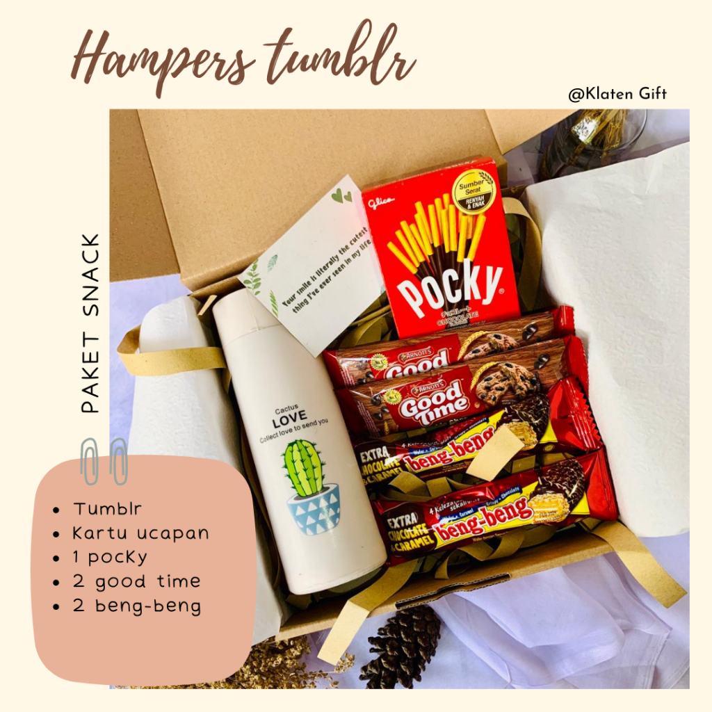 

Hampers Tumblr / Kado Wisuda / Kado Ulang Tahun / Kado untuk Bestie / Kado Cewe Cowo