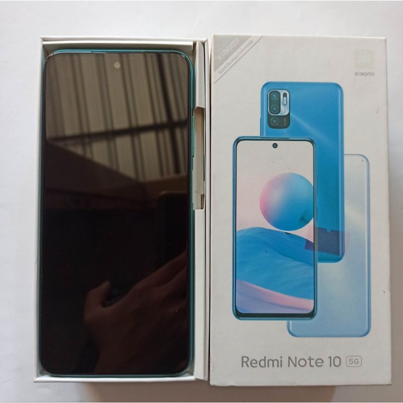 (SECOND) REDMI NOTE 10 5G RAM 4GB ROM 128 GB AURORA GREEN