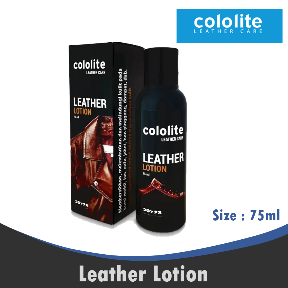 Tchome Leather Lotion Perawatan Tas Kulit Sepatu Jaket 75ml Cololite 0002