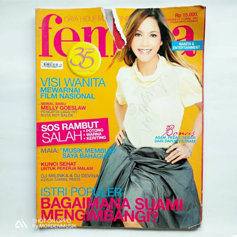 Majalah Femina edisi April 2007