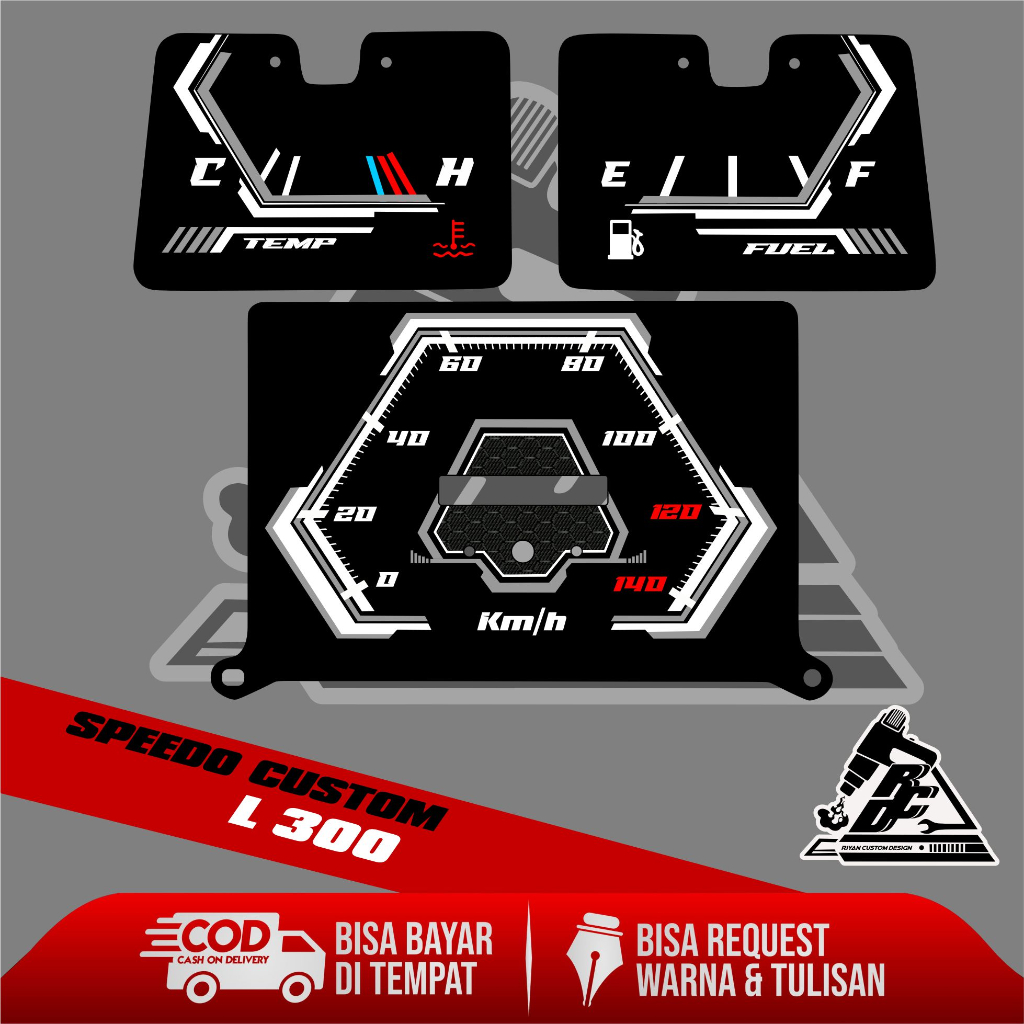 papan speedometer custom L300 panel spido meter custom L300