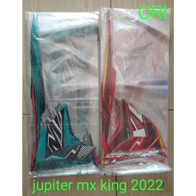 COD / Striping ORI MX king 2022 / Sticker Yamaha MX king hijau merah full body
