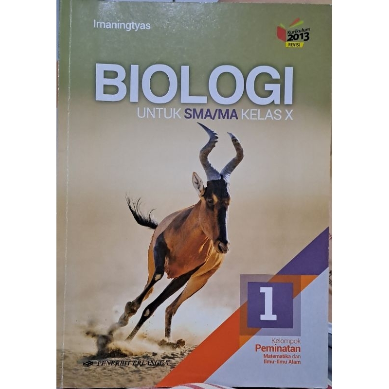 buku biologi bekas kelas X erlangga