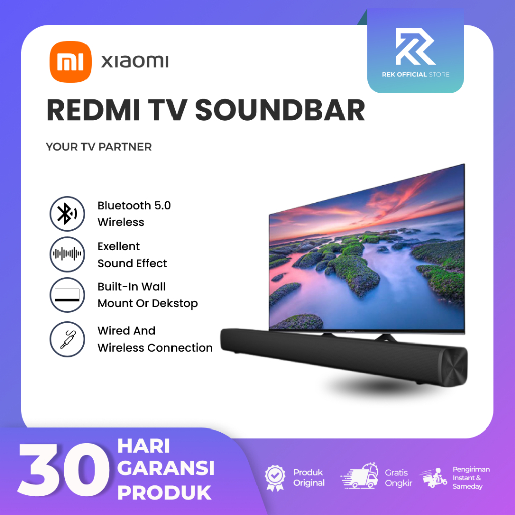 Xiaomi Redmi TV Soundbar Wired and Wireless Audio with 8 speakers