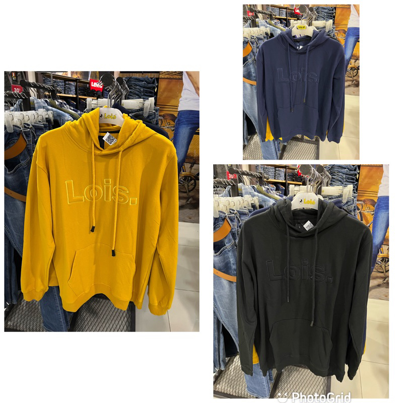 LOIS SWEATER HOODIE KATUN ORIGINAL 100%