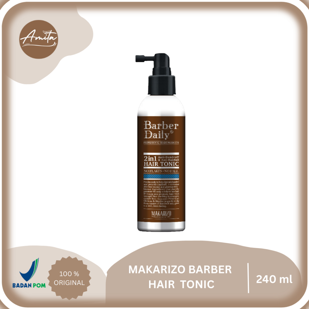 MAKARIZO HAIR TONIC BARBER 240ML