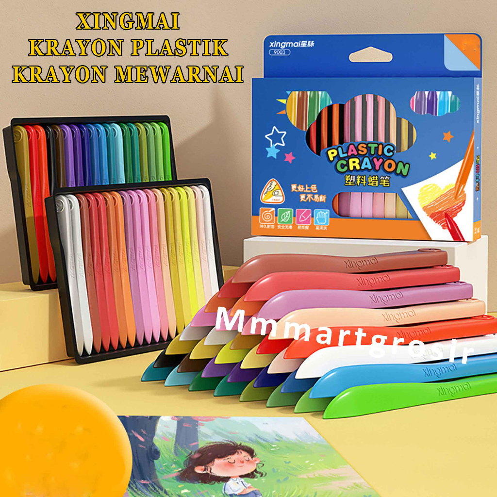 

Xingmai Crayon / Krayon Plastik / Krayon Mewarnai