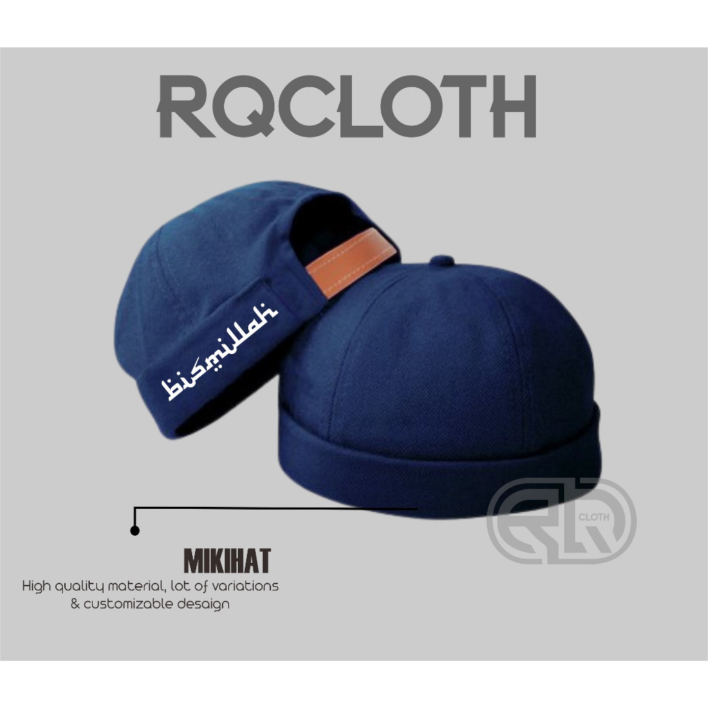 Peci Miki Hat / Topi Miki Hat Bismillah / Miki Hat Kaligrafi / Miki Hat Anak & Dewasa