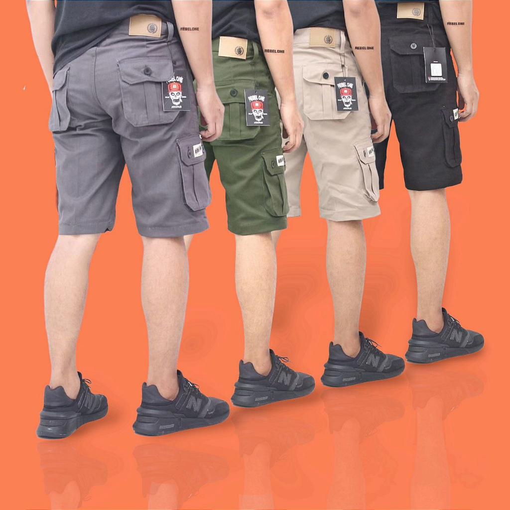 CELANA CERGO PENDEK REBEL ONE - CELANA PENDEK CARGO CELANA PDL PRIA REBEL ONE FULL TAG ORIGINAL
