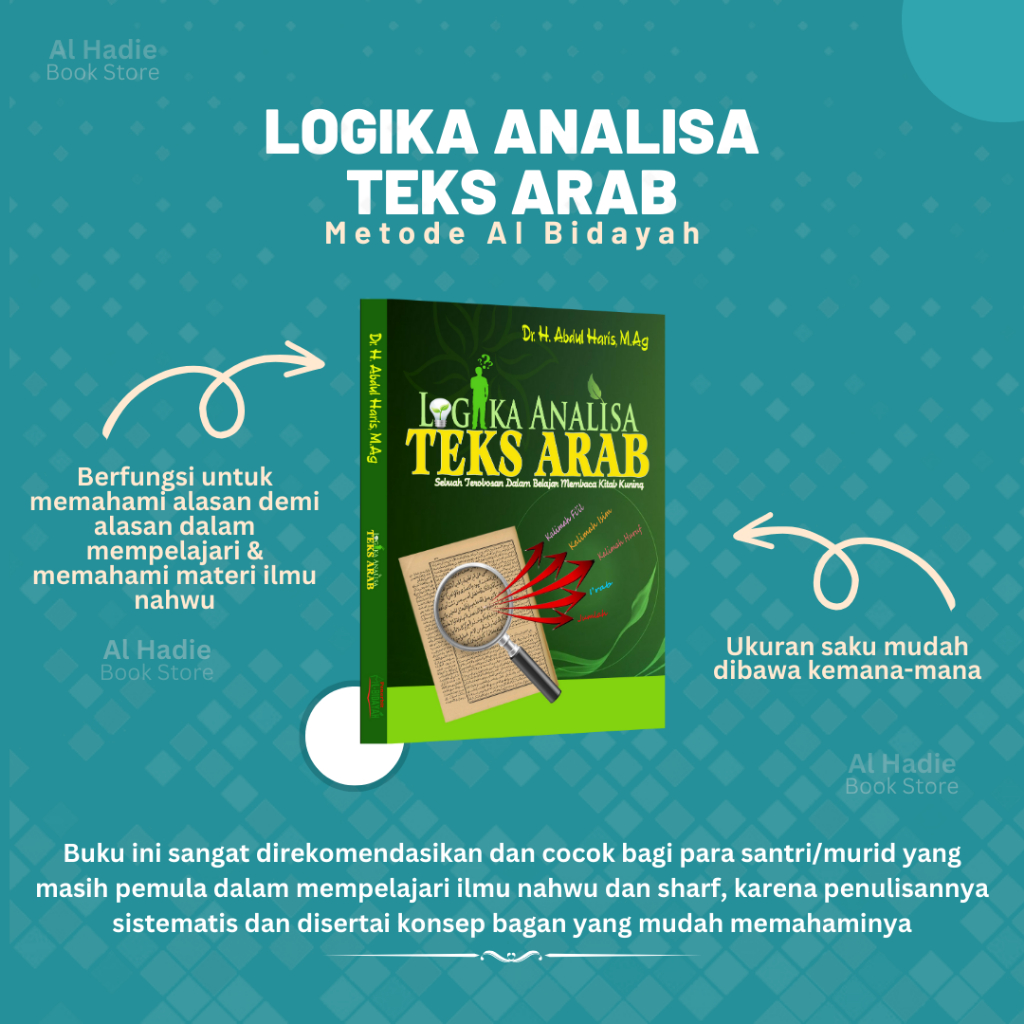 Metode Al Bidayah - LOGIKA ANALISA TEKS ARAB  / Belajar Mudah Memahami Dasar-Dasar Nahwu Shorof / Na