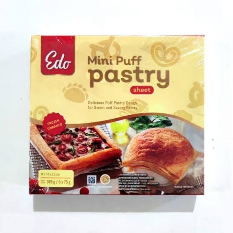 

Edo Mini Puff Pastry Sheet isi 5