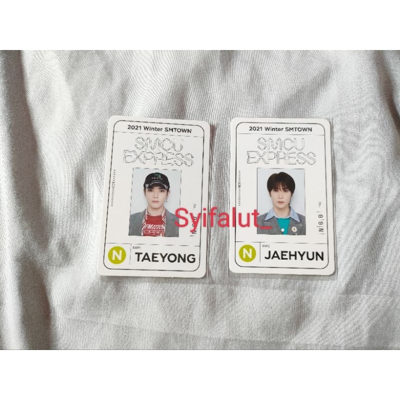 [READY] PC Photocard NCT 127 Taeyong Jaehyun SMCU 2021 SMTOWN Passcard [BACA DESKRIPSI]
