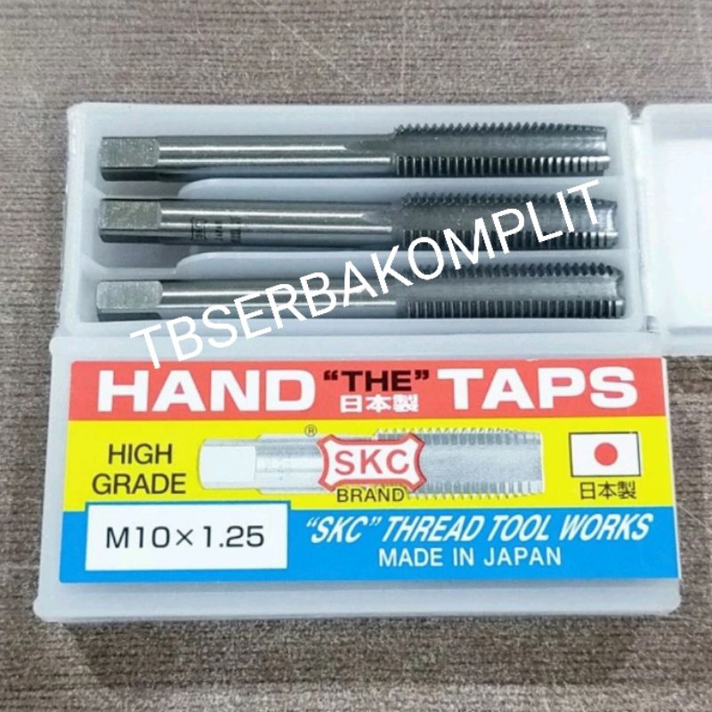 Handtap SKC ORI Metric MM M8x1.25 M9x1.0 M9x1.25 M9x1.5 M10x1.0 M10x1.25 Hand Tap M8 x 1.25 / M9 x 1