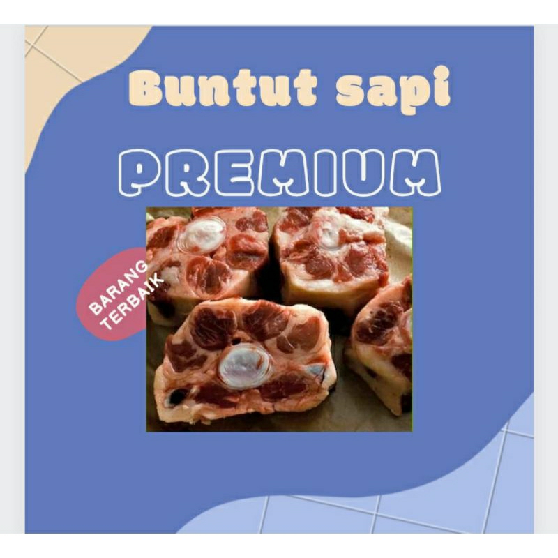 

buntut sapi oxtail cut import