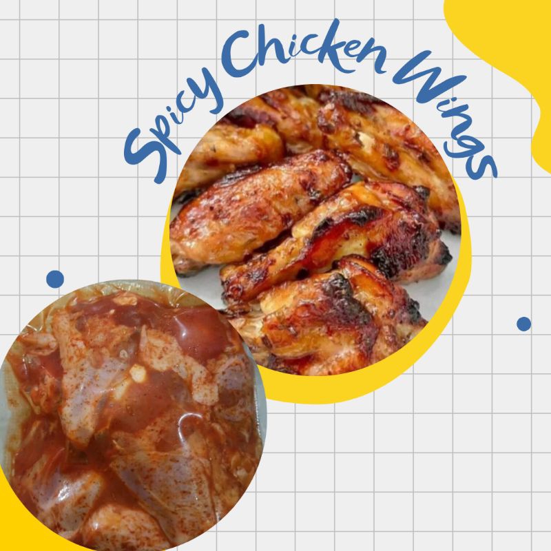 

Spicy Chicken Wings 500gr