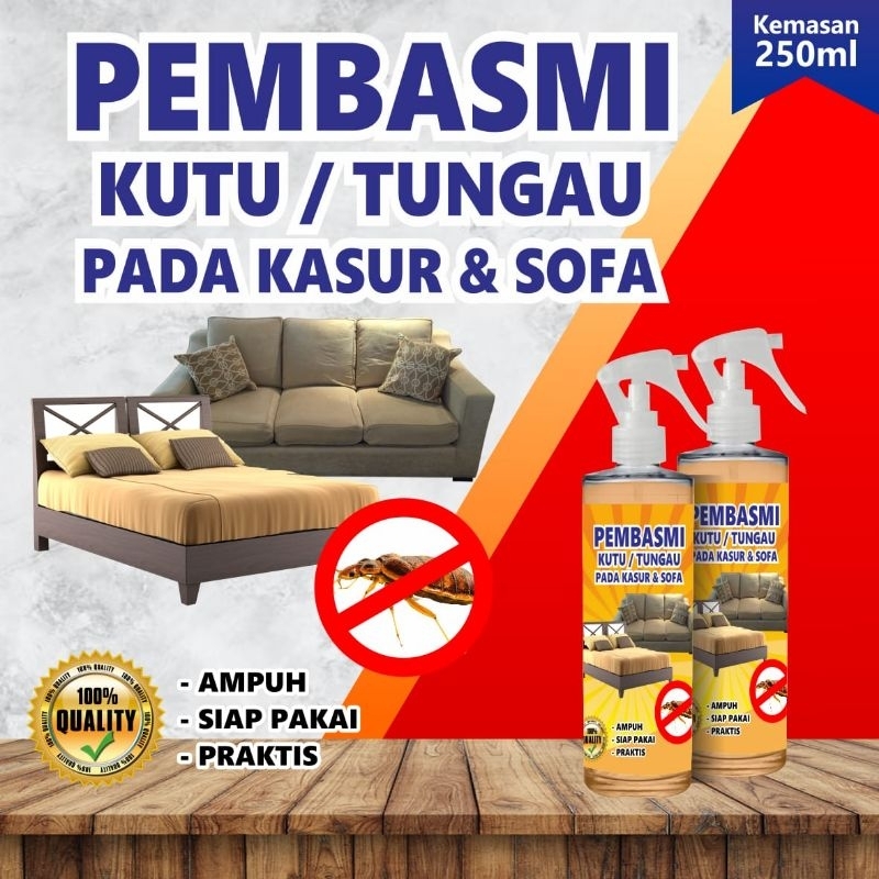 Cairan Pembasmi KUTU dan TUNGAU Pada Kasur dan Sofa kemasan Spray Trigger  250 ml