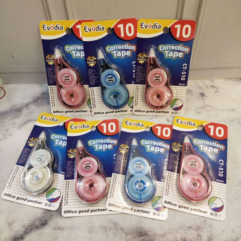 

CORRECTION TAPE EVODIA CT-510 10m//TIP EX KERTAS ROLL