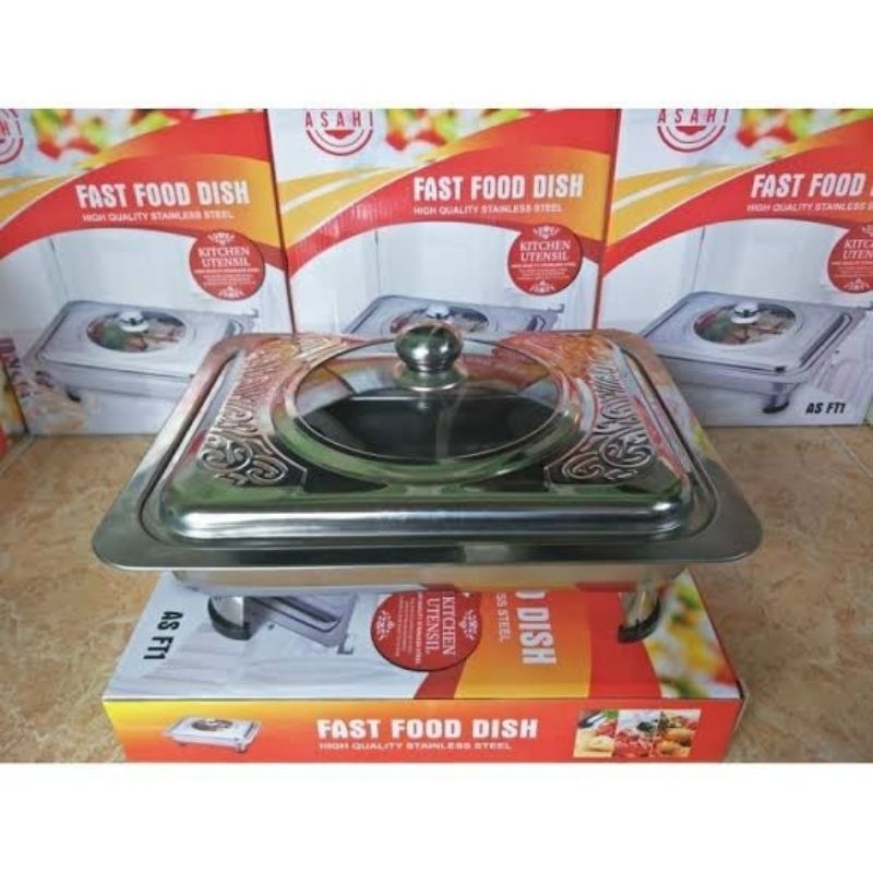 fast food prasmanan tutup kaca