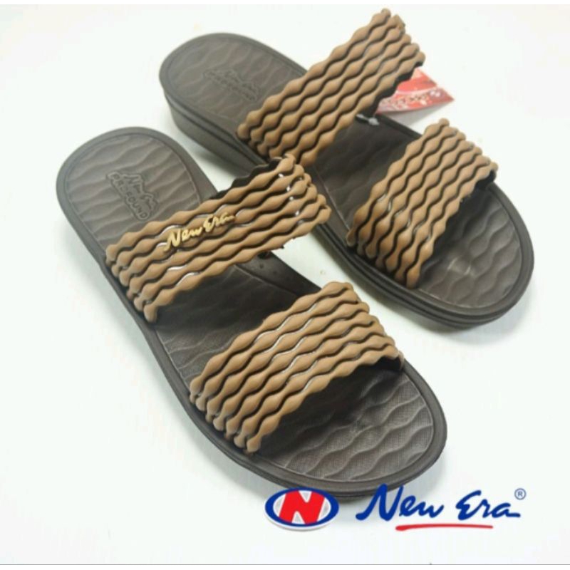 Sandal Wanita Slop Karet NEW ERA LB E 11513 Size 36-40 Original