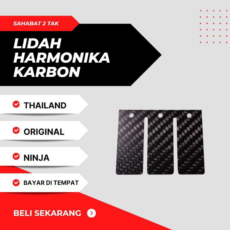 LIDAH HARMONIKA NINJA LIDAH MEMBRAN KARBON NINJA