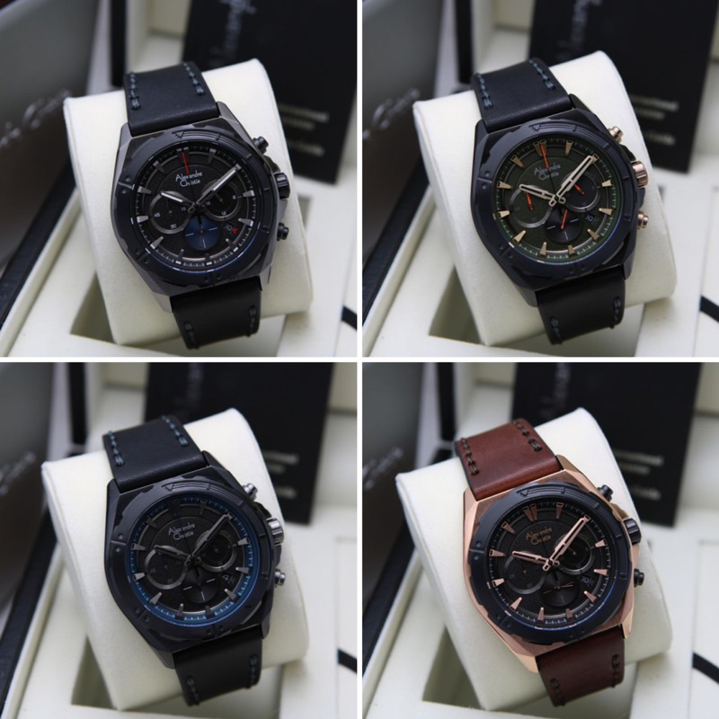 JAM TANGAN PRIA ALEXANDRE CHRISTIE AC 6664/AC6664 KULIT ORIGINAL