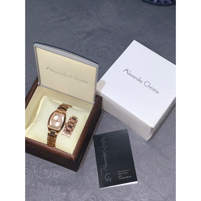 Alexandre Christie Women Watch Rose Gold