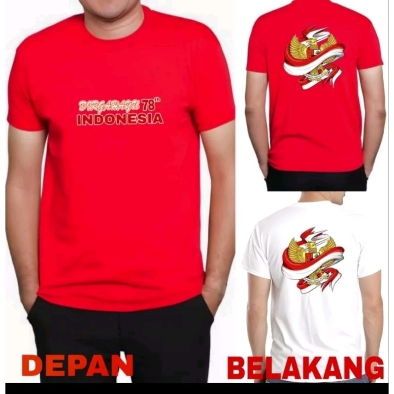 KAOS HUT RI KAOS 17 AGUSTUS TERBARU/KAOS 17 AGUSTUS DEWASA/ KAOS 17 AGUSTUS 2023