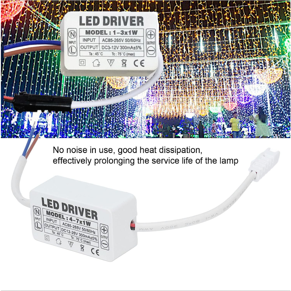 LED Driver Wide Voltage and Protection Power Supply 85 - 265V - GU10E27 - White