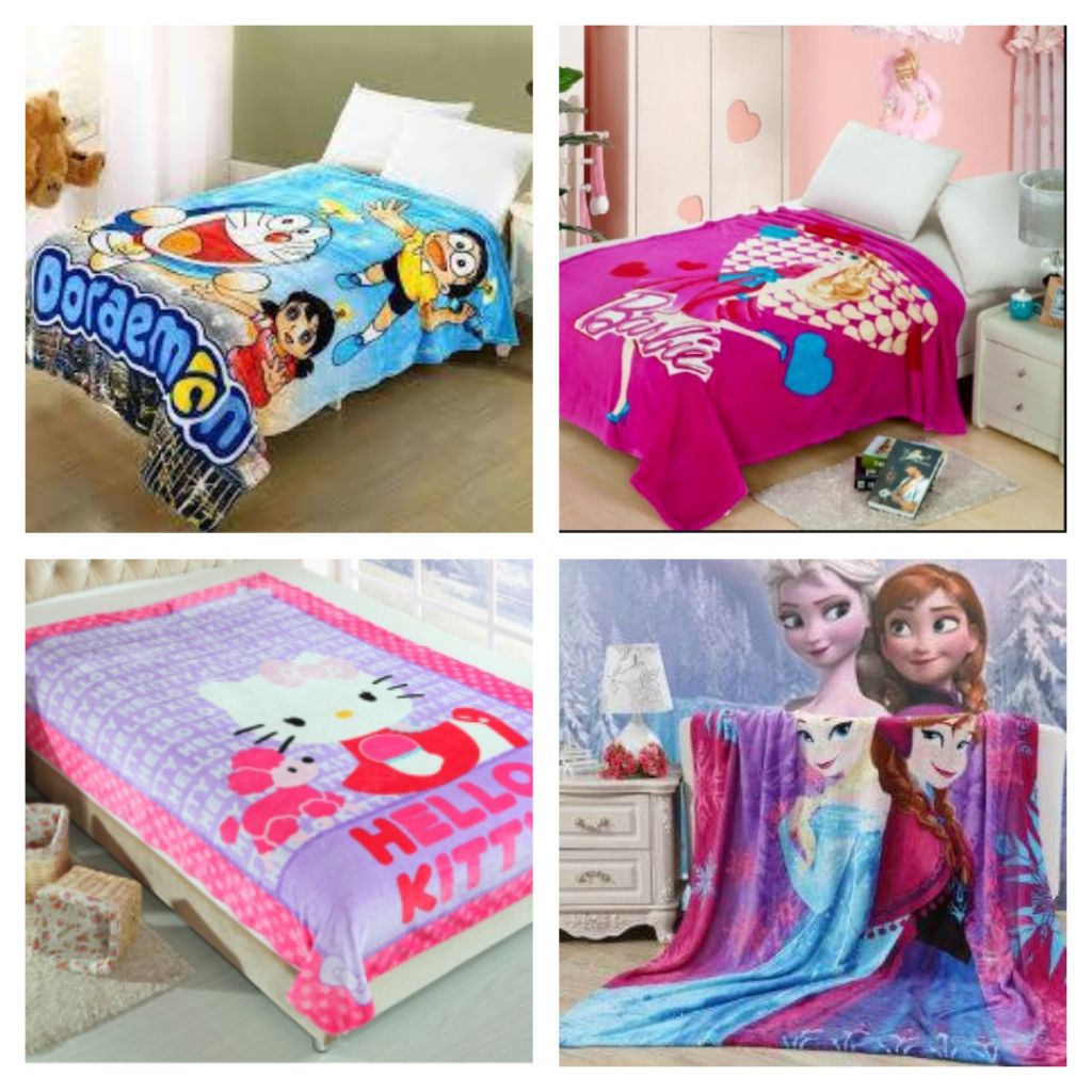 Selimut Anak Dewasa Karakter Bulu (Blanket )